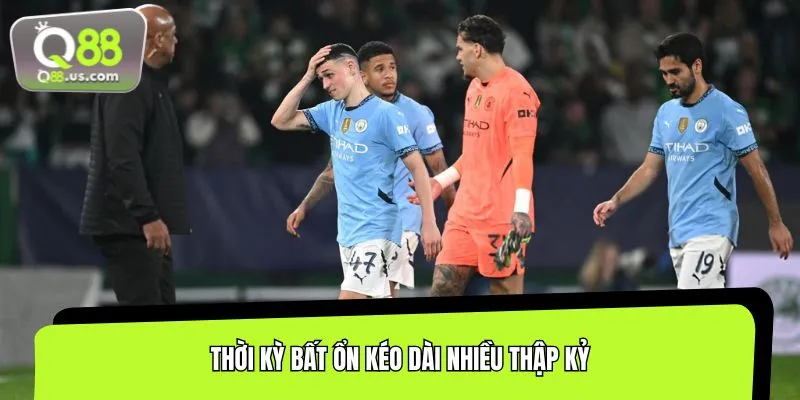 Manchester City rơi vào giai đoạn khủng hoảng từ đầu thế kỷ 20